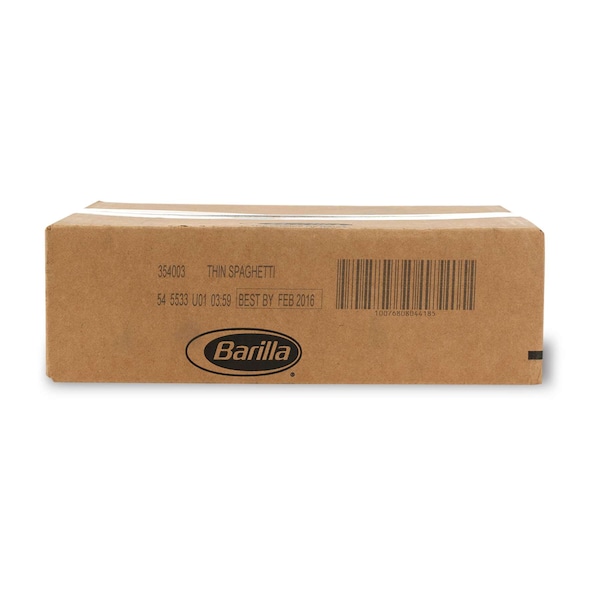 Barilla Kosher Non-GMO Thin Spaghetti 160 oz. Pack, PK2